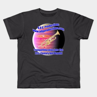 A.D.G. Productions Trumpet Education Into The 21st. Century And Beyond Kids T-Shirt